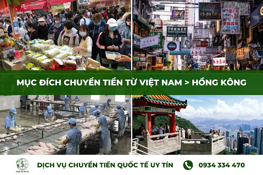 Nhu cầu chuyển tiền từ Việt Nam qua Hồng Kông