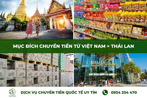 Mục đích chuyển tiền sang Thái Lan
