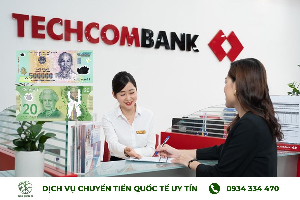 Chuyển tiền sang Canada qua ngân hàng