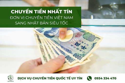chuyển tiền sang Nhật Bản