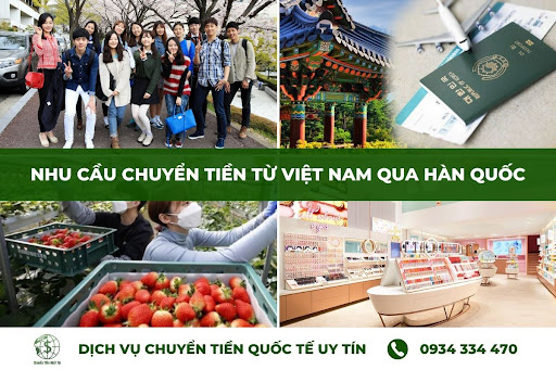 chuyển tiền từ việt nam sang hàn quốc