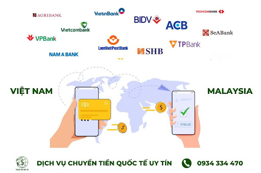 DỊch vụ chuyển tiền sang Malaysia thông qua ngân hàng hiện nay được nhiều người sử dụng