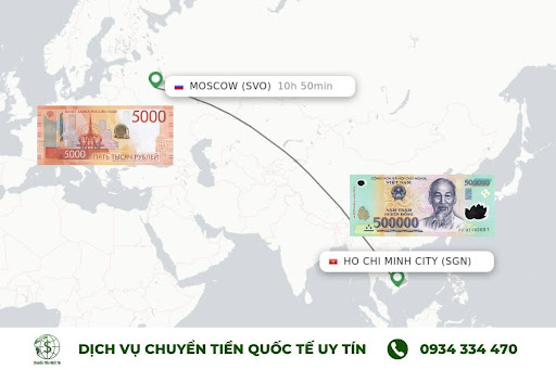 Khó khăn khi gửi tiền từ Việt Nam qua Nga