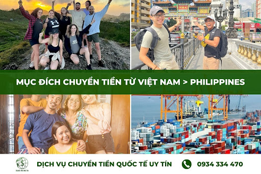 Nhu cầu chuyển tiền qua Philippines của người Việt