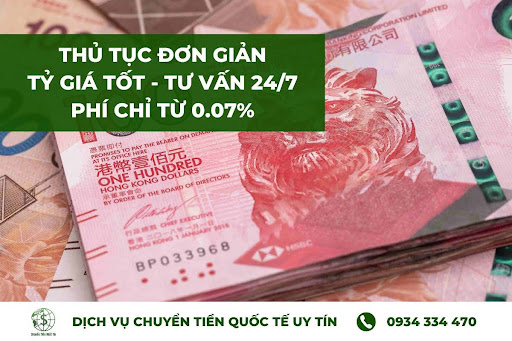 Quy trình chuyển tiền sang Hồng Kông nhanh chóng, đơn giản
