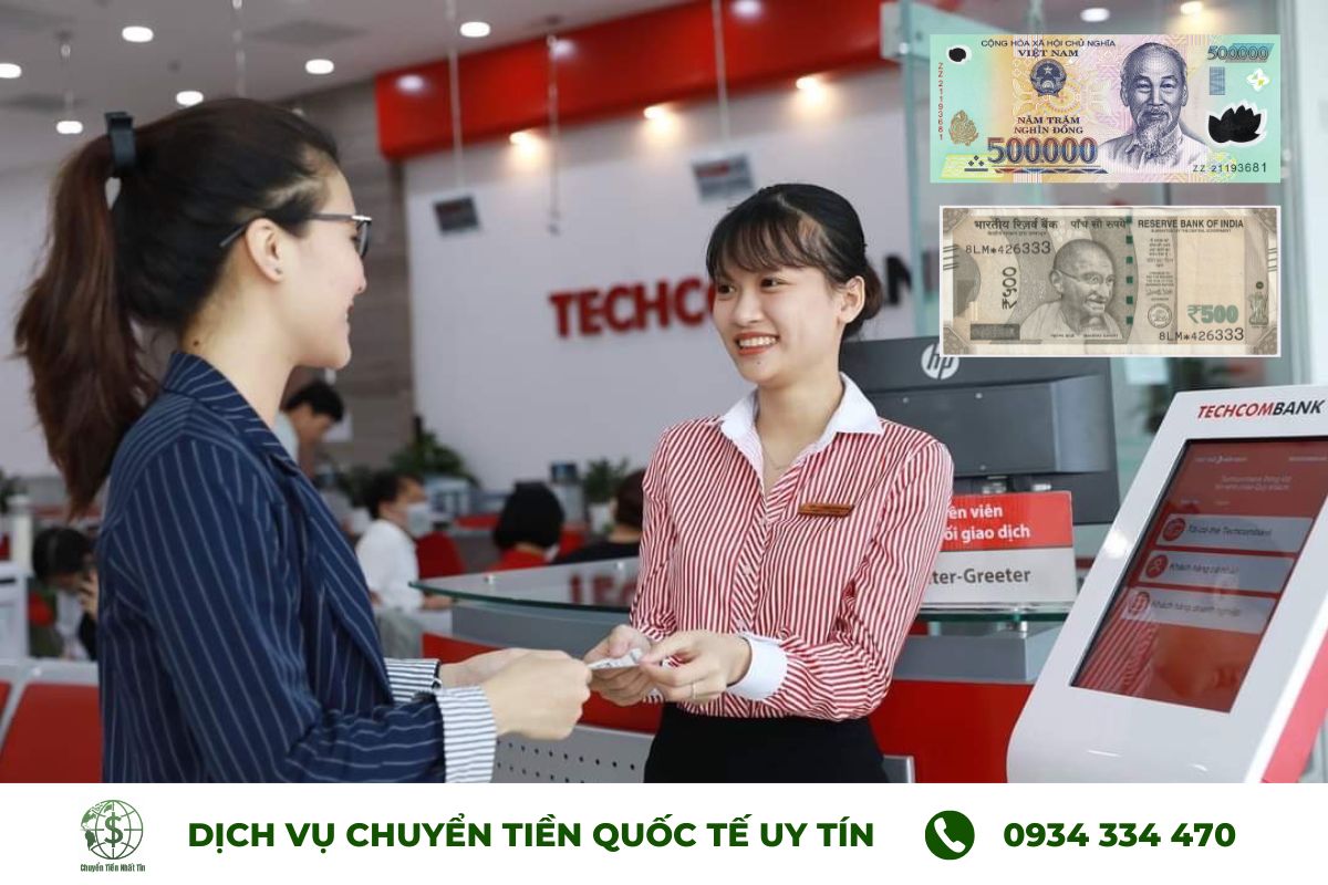 Chuyển tiền sang Ấn Độ qua ngân hàng