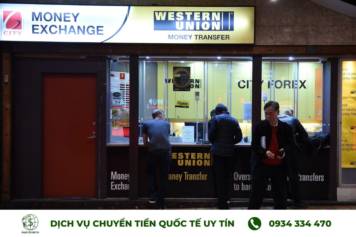 Chuyển tiền sang Úc qua Western Union